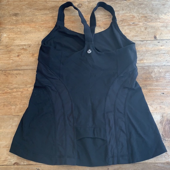 Lululemon black racerback tank top - Picture 2 of 2